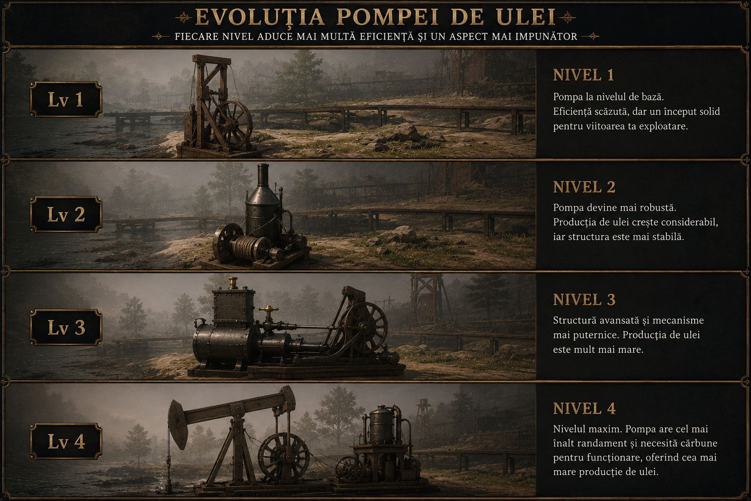Evoluția Pompei de Ulei